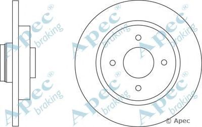 APEC BRAKING dsk2628 -  Тормозной диск